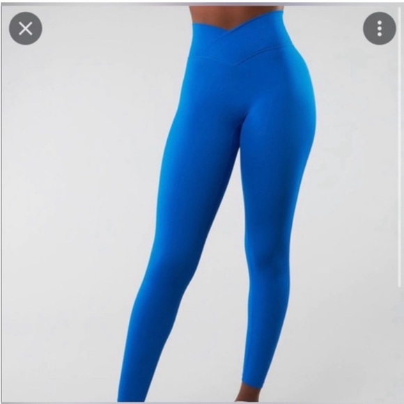 BuffBunny Sonic Blue Crossover Leggings - Picture 1 of 7